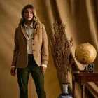 Joules Khaki Green Fayfair Tweed Hacking Jacket