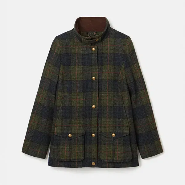 Joules Navy Khaki Fieldcoat Tweed Jacket