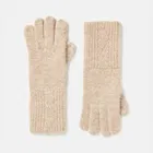 Joules Camel Effie Knitted Gloves
