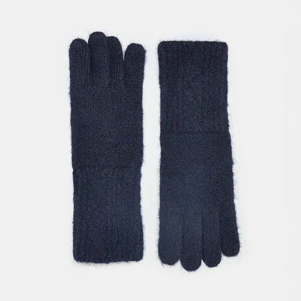 Joules Navy Effie Knitted Gloves