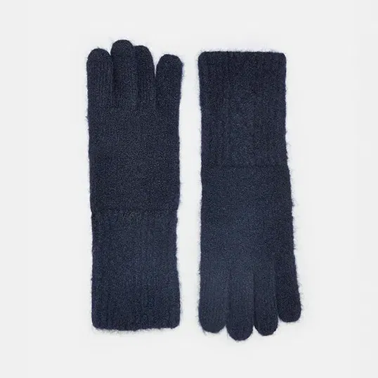 Joules Navy Effie Knitted Gloves