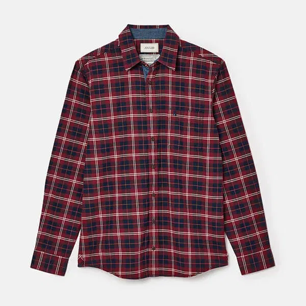 Joules Mens Red Check Buchannon Shirt
