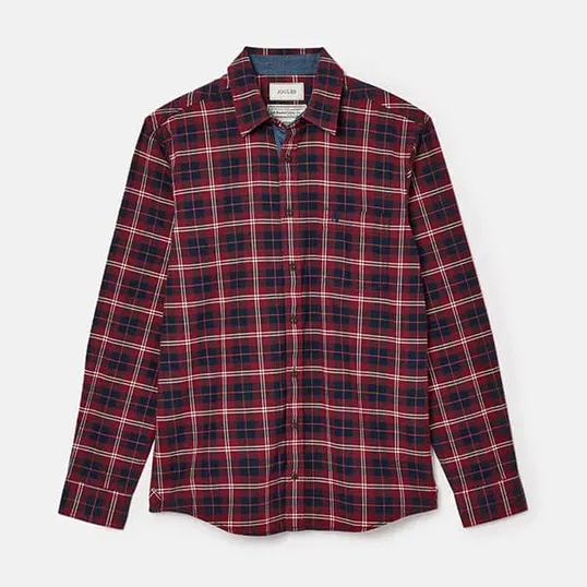 Joules Mens Red Check Buchannon Shirt