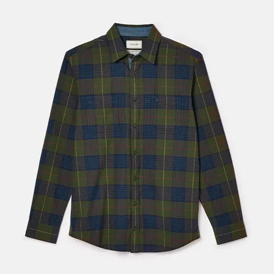 Joules Mens Green Check Buchannon Shirt