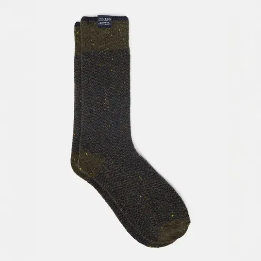 Joules Mens Green Cabin Socks