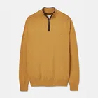 Joules Mens Yellow Hillside Quarter Zip Knit Jumper