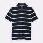 Joules Mens Navy White Stripe Filbert Polo Shirt
