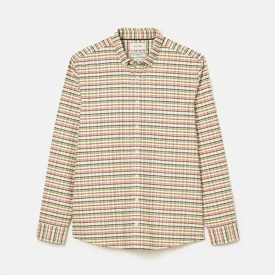 Joules Mens Cream Multi Welford Cotton Check Shirt