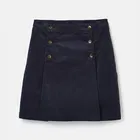 Joules Navy Maize Cord Skirt