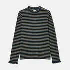Joules Navy Sparkle Stripe Grace Long Sleeve Top