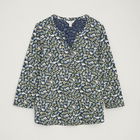 Seasalt Chantilly Top Sunlit Leaves Maritime