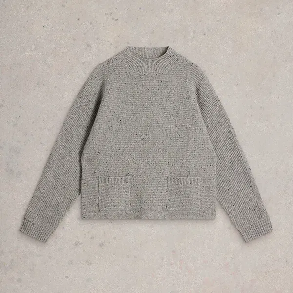 White Stuff Carli Jumper Mid Grey