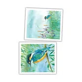 National Trust Kingfisher Plant Based Set of 2 Cleaning Cloths