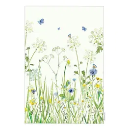 National Trust Butterfly Organic Cotton Single Tea Towel