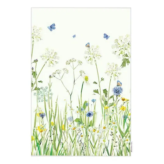 National Trust Butterfly Organic Cotton Single Tea Towel
