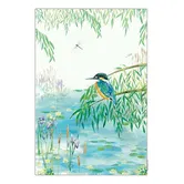 National Trust Kingfisher Organic Cotton Single Tea Towel