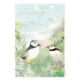National Trust Puffin Organic Cotton Single Tea Towel
