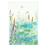 National Trust Dragonflies Organic Cotton Single Tea Towel