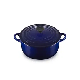 Le Creuset Signature Indigo Cast Iron 20cm Round Casserole