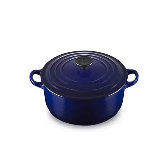 Le Creuset Signature Indigo Cast Iron 20cm Round Casserole