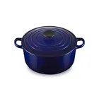 Le Creuset Signature Indigo Cast Iron 24cm Round Casserole