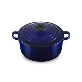Le Creuset Signature Indigo Cast Iron 24cm Round Casserole