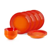 Le Creuset Volcanic 12 Piece Dinnerware Set