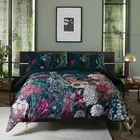 The Lyndon Company Tivoli Nightime Duvet Set Black Double