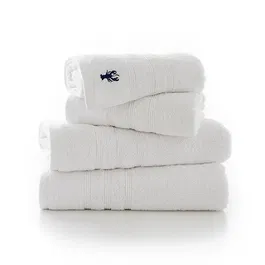 Lobster Creek Kaleidoscope Towel Face Cloth White