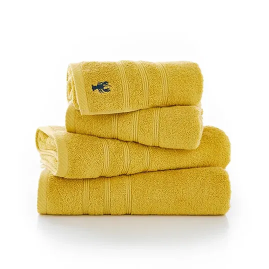 Lobster Creek Kaleidoscope Towel Face Cloth Ochre