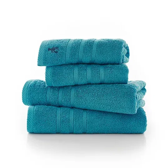 Lobster Creek Kaleidoscope Towel Face Cloth Turquoise