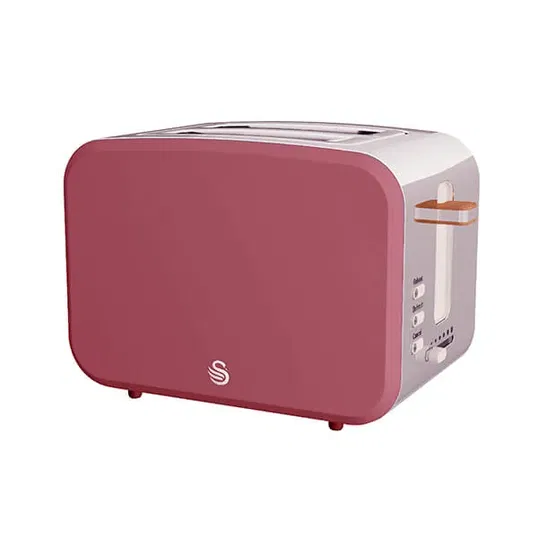 Swan Nordic Fuchsia Rose 2 Slice Toaster