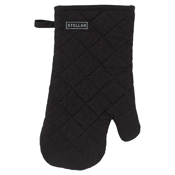 Stellar Textiles 31cm Black Oven Glove