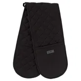 Stellar Textiles 100cm Black Double Oven Mitt