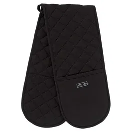 Stellar Textiles 100cm Black Double Oven Mitt