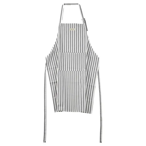 Stellar Textiles 88cm Grey Stripe Apron
