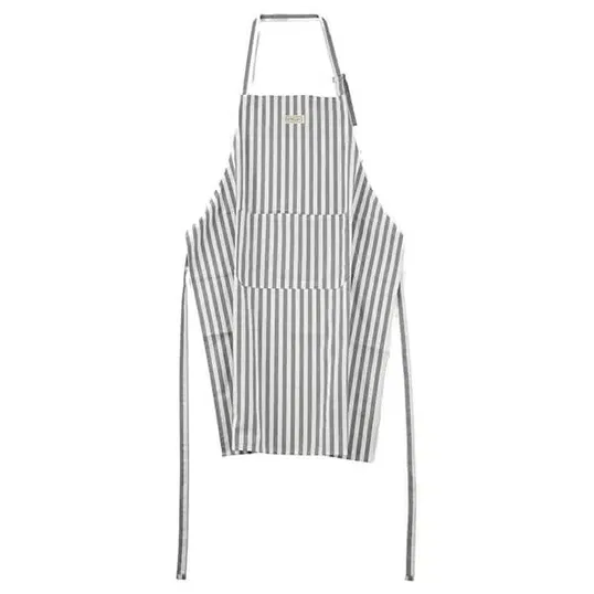 Stellar Textiles 88cm Grey Stripe Apron