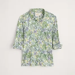 Seasalt Larissa Shirt Pressed Fern Chalk