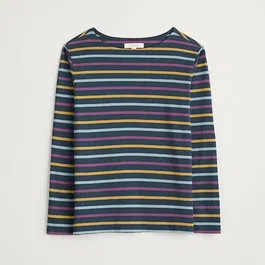 Seasalt Sailor Shirt Tri Breton Maritime Aniseed