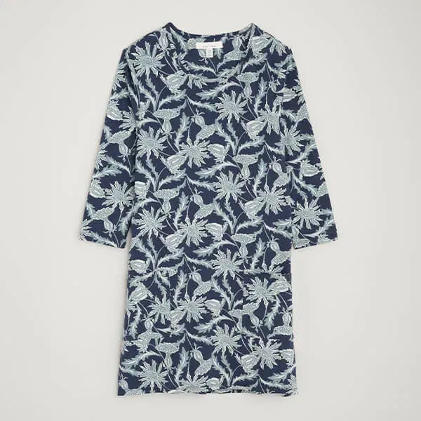 Seasalt Killiow Tunic Woodcut Thistle Maritime