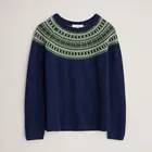 Seasalt Bucks Horn Jumper Bedstone Sea Cave Mix