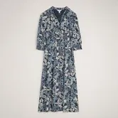 Seasalt Foxtrot Dress Inked Foliage Dusky Jade