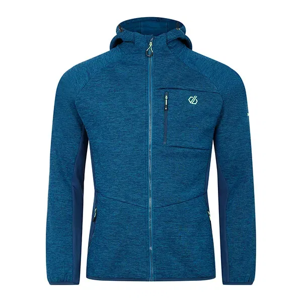 Dare 2b Mens Torrek Mountain Pro Midlayer Fleece Kingfisher Blue Navy