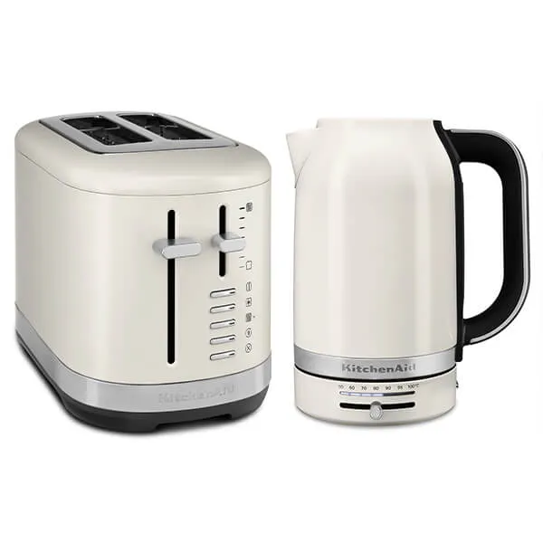 KitchenAid Breakfast Suite Porcelain 1.7L Kettle and 2 Slice Toaster Set