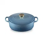 Le Creuset Signature Chambray Cast Iron 27cm Oval Casserole