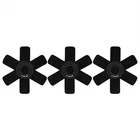 Le Creuset Black Onyx Set of 3 Pan Protectors
