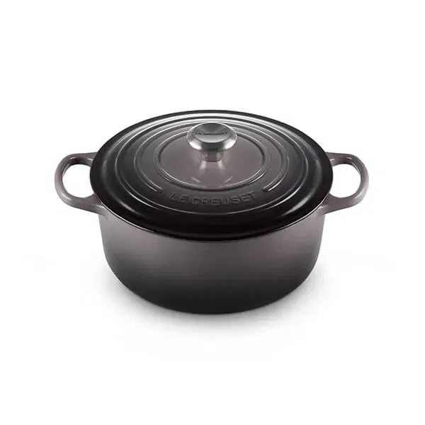 Le Creuset Signature Flint Cast Iron 26cm Round Casserole