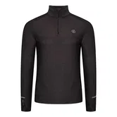 Dare 2b Mens Power Up II Lightweight Jersey Top Black Marl