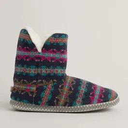 Seasalt Snooze Slipper Booties Palace Cove Maritime Multi