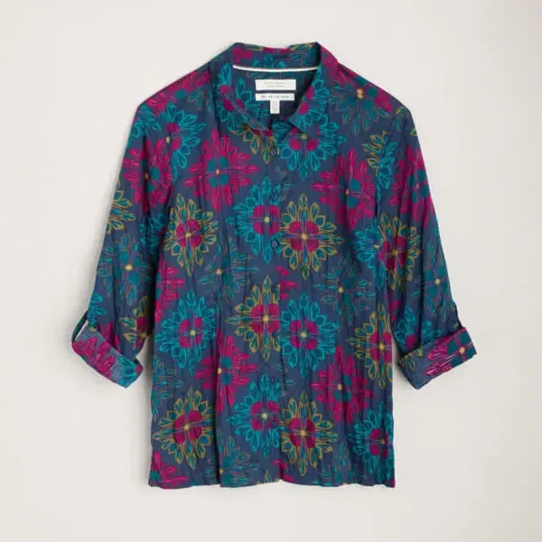 Seasalt Larissa Shirt Cut Glass Mix